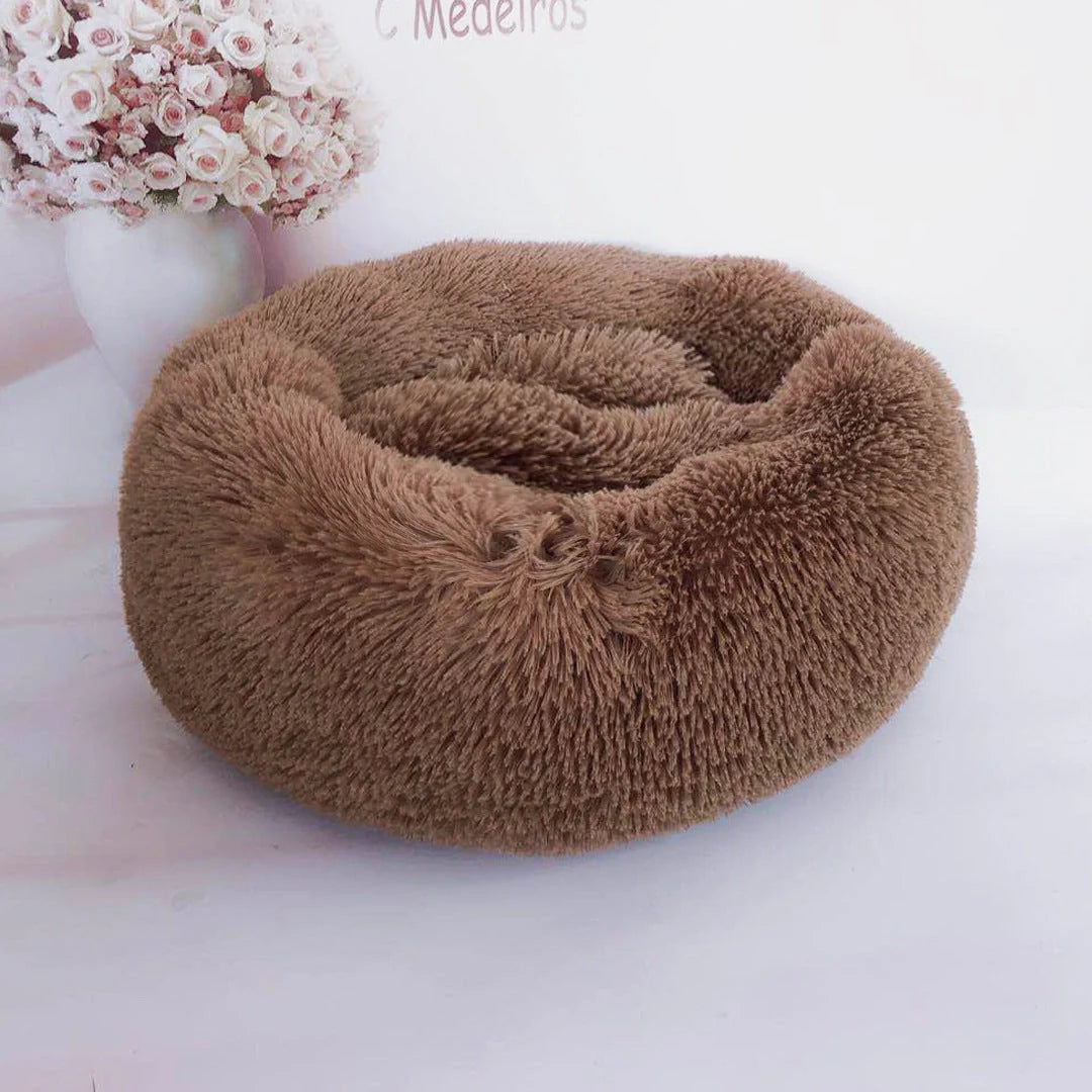 Cosy Plush Pet Nest in various colours and sizes for ultimate pet comfort