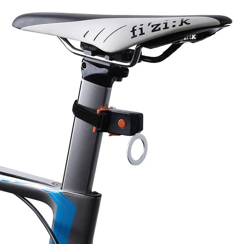 Rechargeable bicycle rear light with bright LED illumination for enhanced cycling safety and visibility
