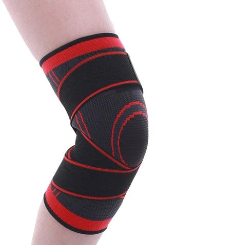Sports knee brace with adjustable pressure design for active lifestyles