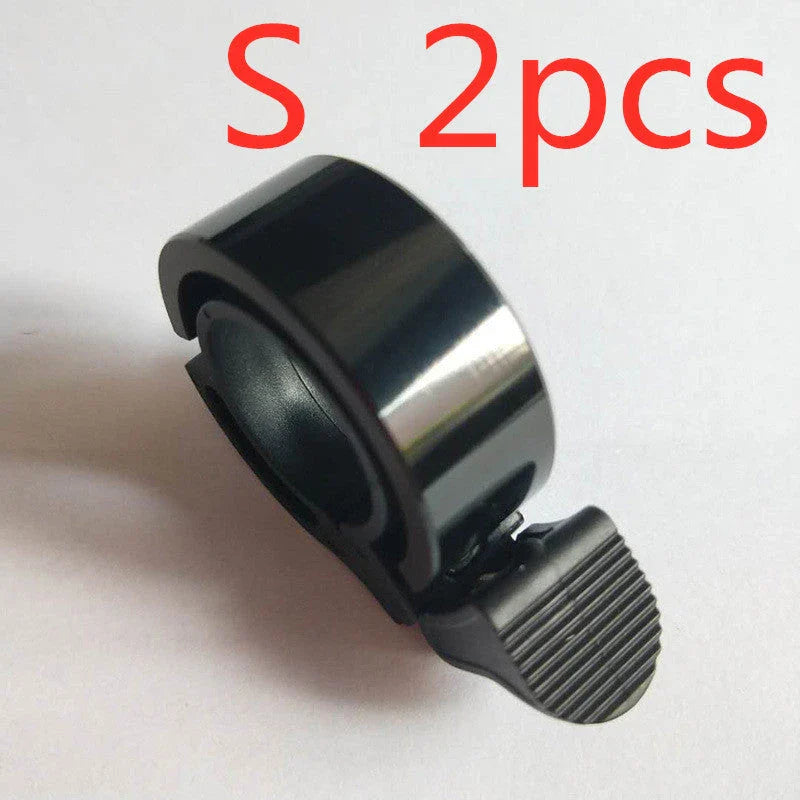 Stylish aluminium bicycle bell with clear, 90-decibel sound for enhanced safety and style on your mountain bike or road cycle