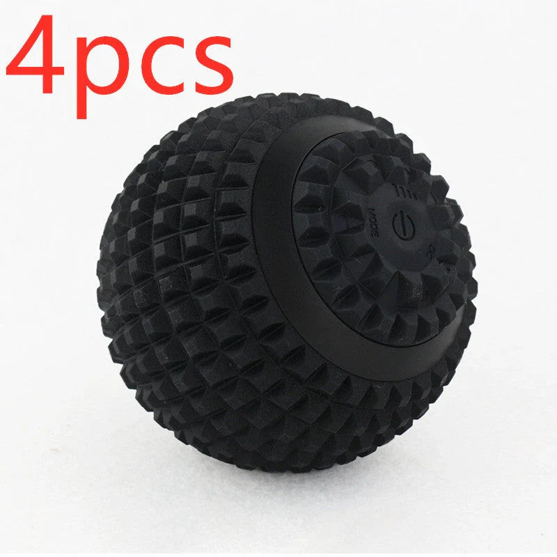 Premium vibrating massage ball with 4 adjustable vibration modes for muscle relaxation and recovery