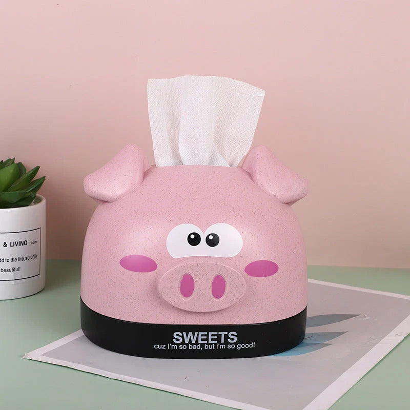 Stylish tissue box organiser with mobile phone holder in various colours for living room decor