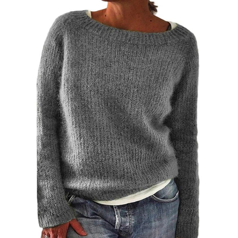 Casual fine wool knit sweater in various colours and sizes