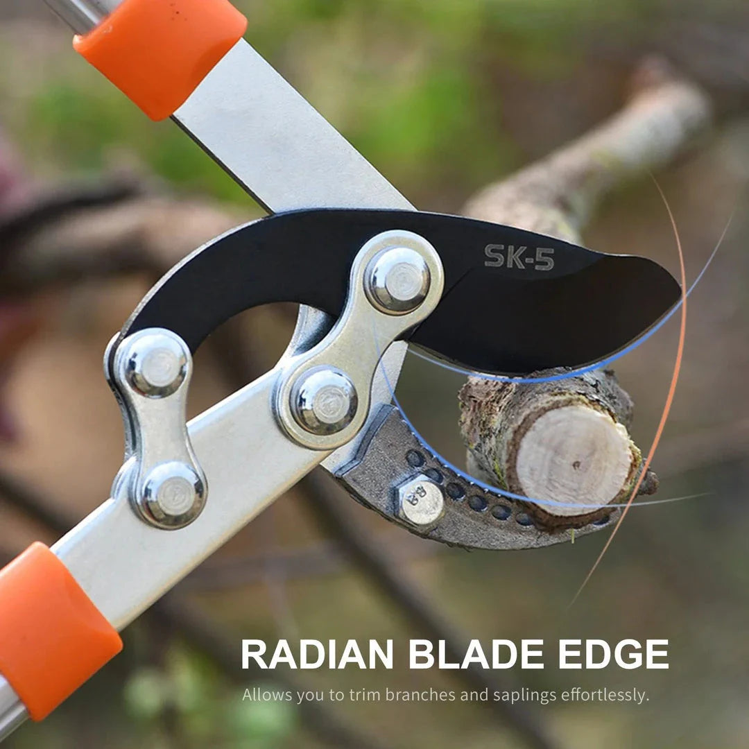 High-Efficiency Anvil Garden Shears with lever drive system, premium materials, and ergonomic design for effortless gardening tasks.