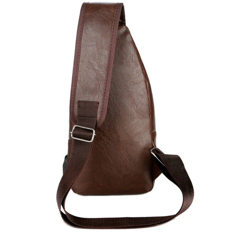 GiftHome UK Stylish USB Charging Messenger Bag with Convenient Features