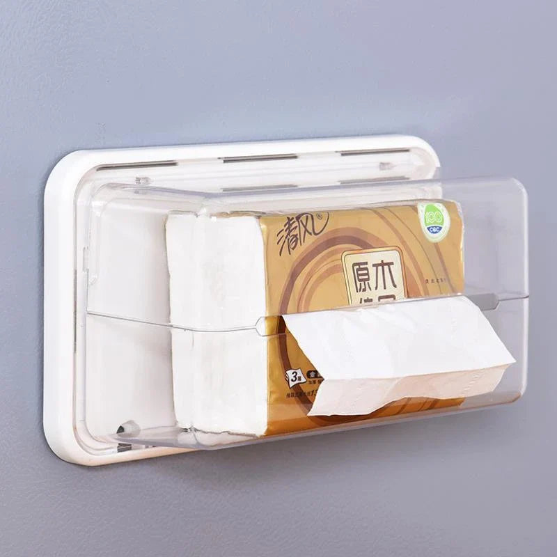 Versatile refrigerator organiser with multiple compartments for storing cling film, tissues, and other small kitchen items