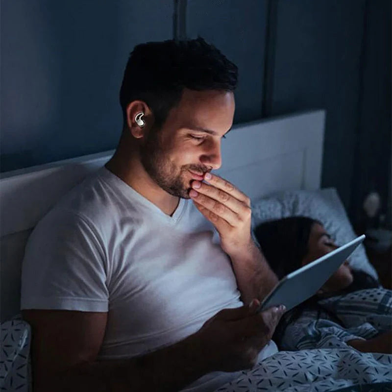 Comfortable silicone sleep earplugs for noise-free nights