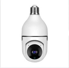 Smart 1080P Wi-Fi Bulb Camera with 4X Zoom, Smooth Pan and Tilt, Automatic Motion Tracking, and Night Vision