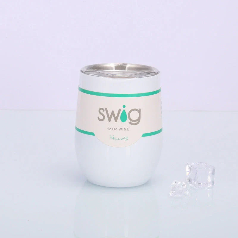Premium Stainless Steel Insulated Wine Tumbler in Various Vibrant Colors - 12 oz Capacity, Vacuum Sealed Design