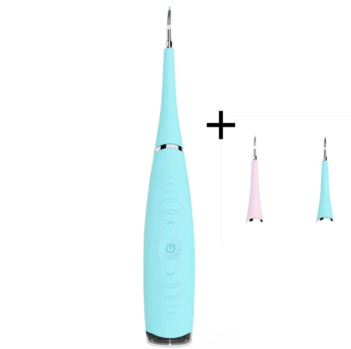 Waterproof Electric Toothbrush Cleaner with Vibrating Head, Silica Gel and ABS Materials, Ergonomic Handle for Effective Plaque and Tartar Removal
