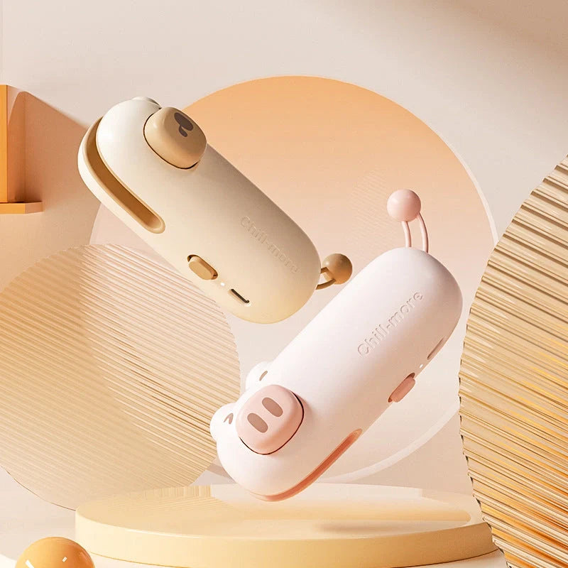 A compact, rechargeable bag sealer with a unique cartoon design, perfect for preserving food freshness at home or on the go.