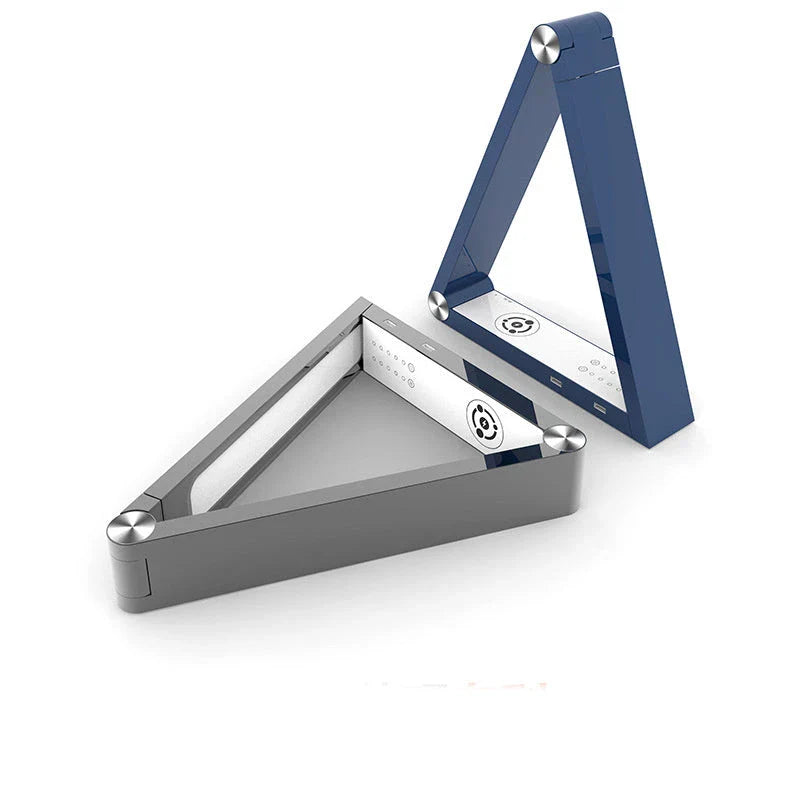 Sleek wireless charging desk lamp with adjustable brightness, color temperature, and aluminium alloy construction