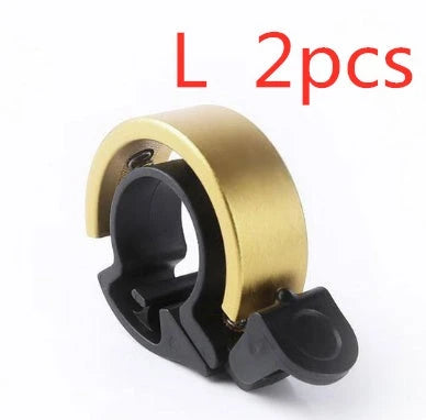Stylish aluminium bicycle bell with clear, 90-decibel sound for enhanced safety and style on your mountain bike or road cycle