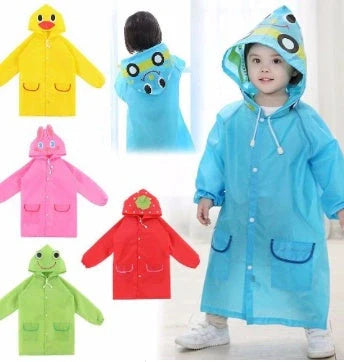 Charming waterproof raincoat for British schoolchildren, made from high-quality Oxford cloth in a range of vibrant colours