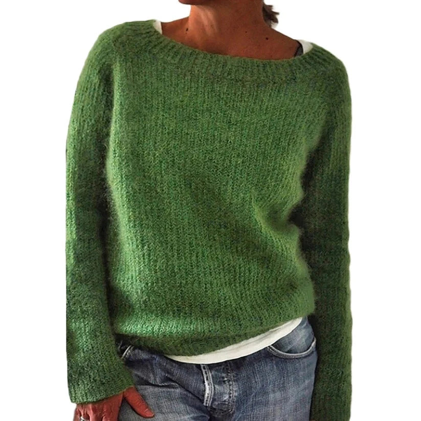 Casual fine wool knit sweater in various colours and sizes