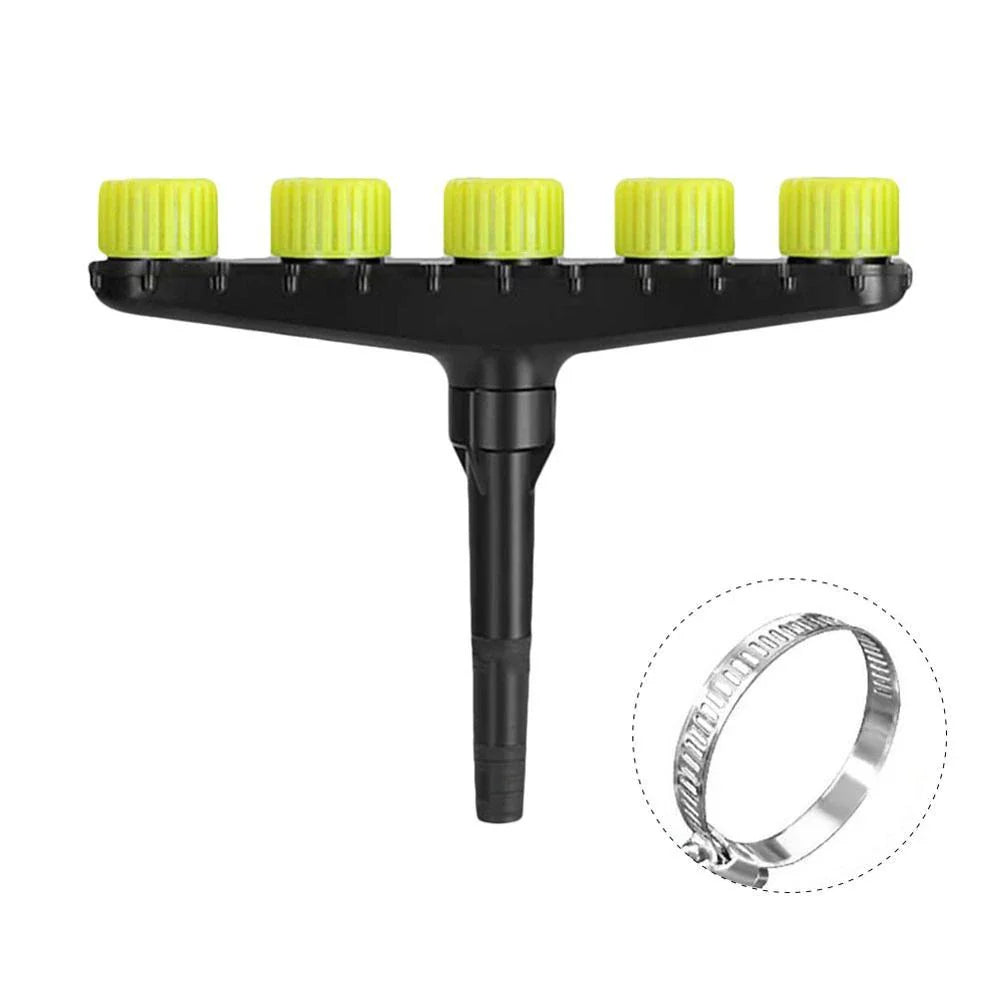 Adjustable garden sprinkler nozzles with versatile water flow for watering lawns, gardens, and crops