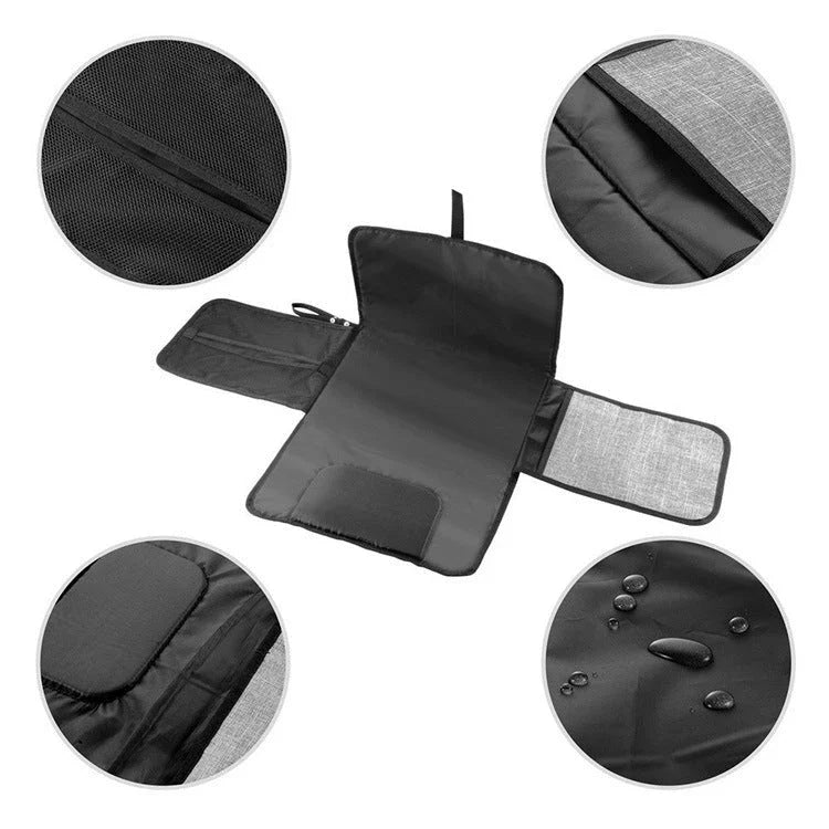 Premium foldable travel changing mat for baby, versatile and convenient with waterproof construction