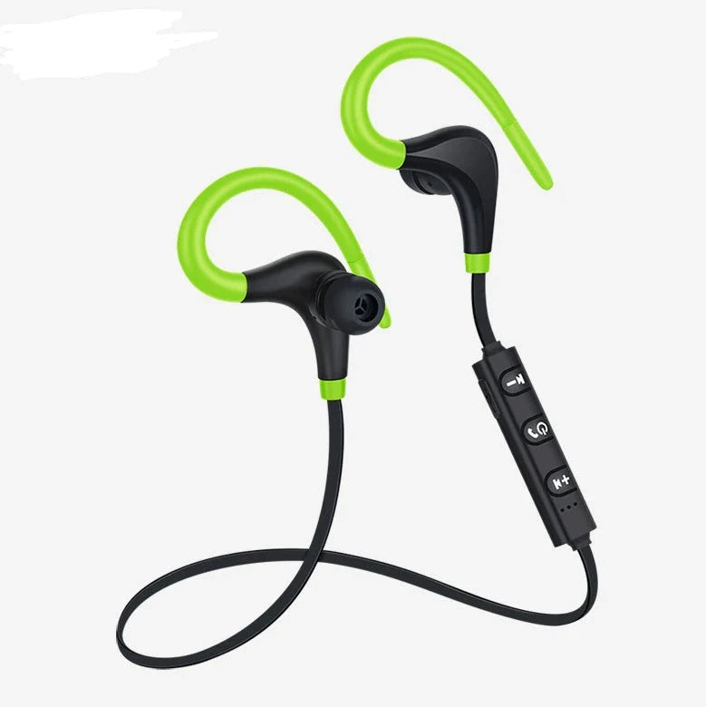 Premium sports Bluetooth headphones with noise cancellation, featuring wireless connectivity, sweat-resistant design, and intuitive touch controls for an enhanced workout experience.