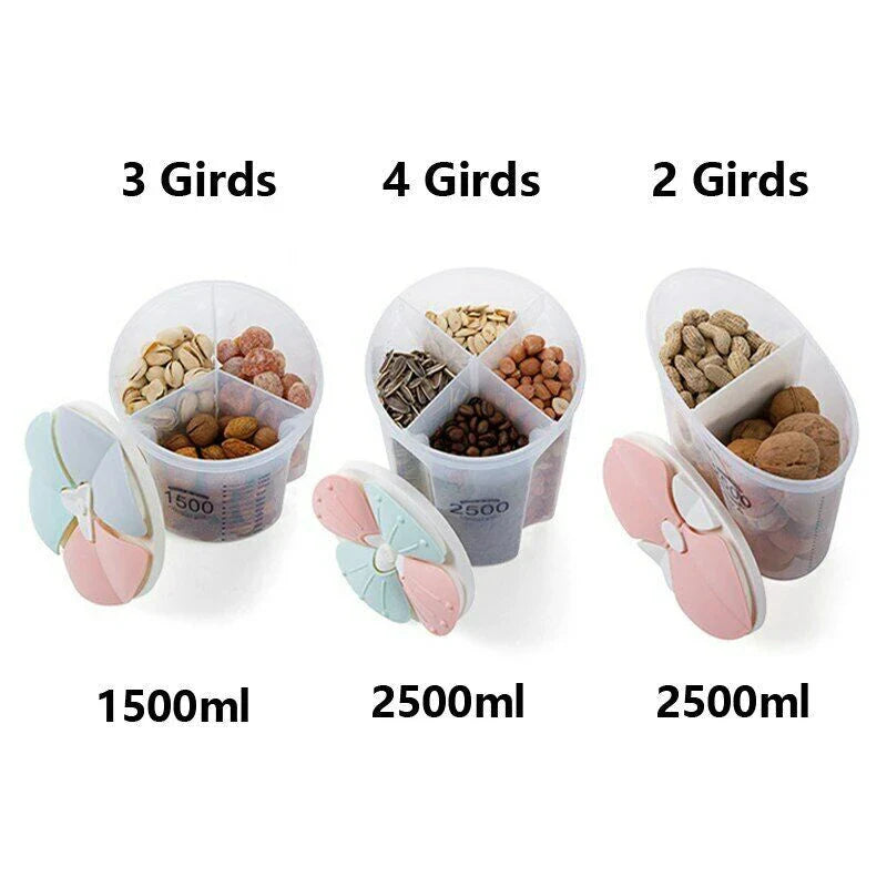 Premium food storage containers with airtight lids, designed to keep cereals, grains, and other dry goods fresh and organised