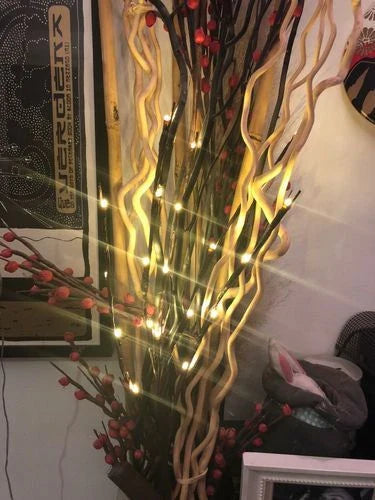 Premium LED Twig Lights with warm, energy-efficient glow for cozy home decor