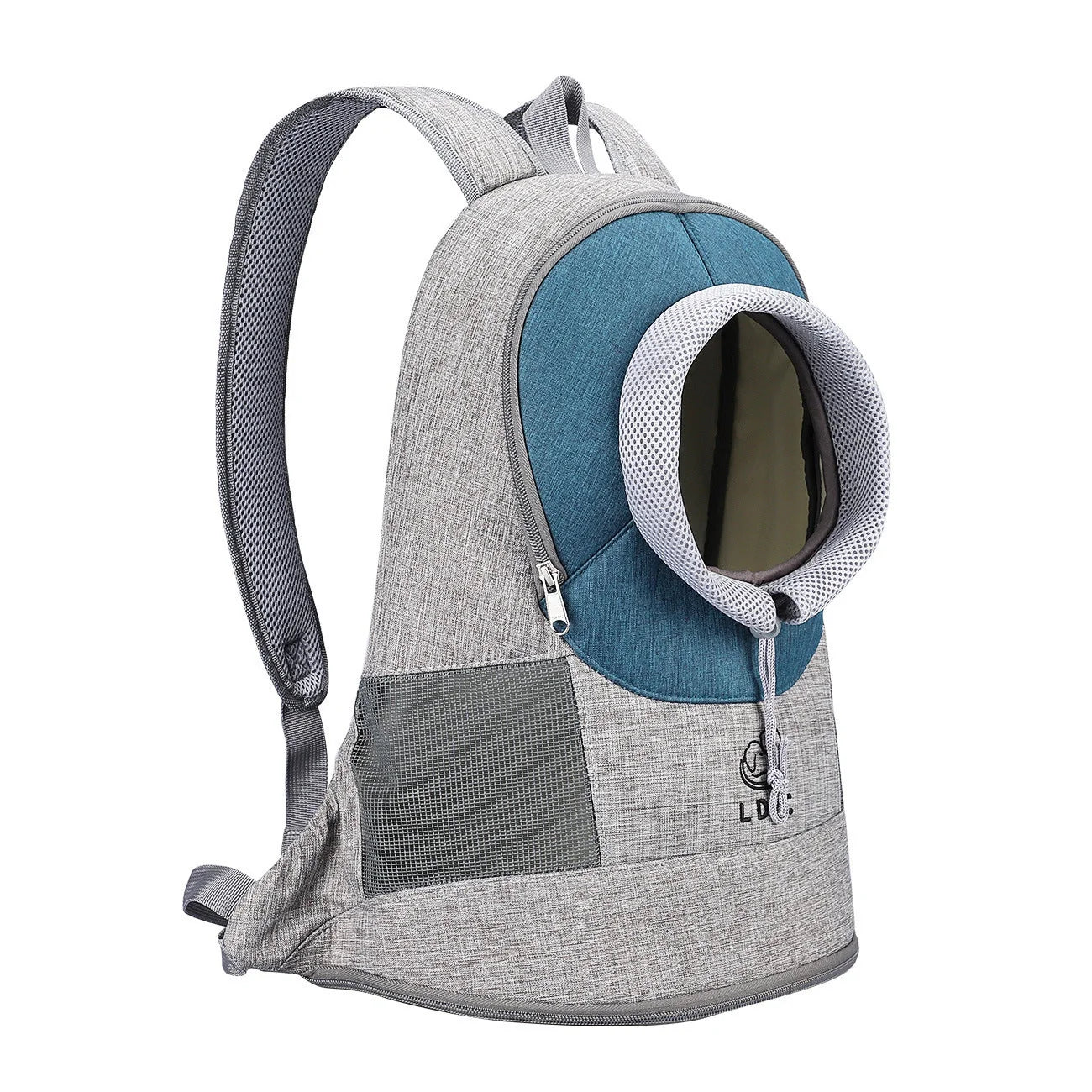 Portable breathable dog cat backpack in green, blue, or orange