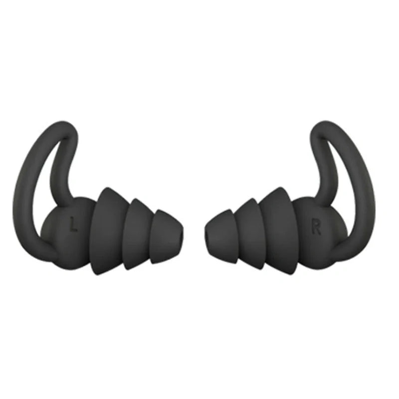 Comfortable silicone sleep earplugs for noise-free nights