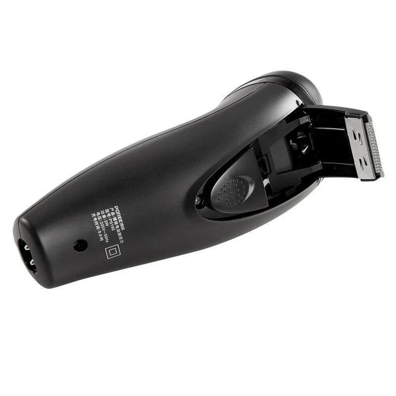 Premium 3-Blade Electric Shaver for Men - Sleek Black Design, Cordless Convenience, and Precision Blades for a Smooth Shave
