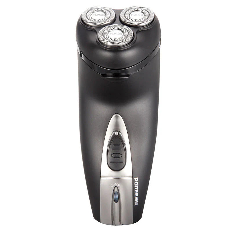 Premium 3-Blade Electric Shaver for Men - Sleek Black Design, Cordless Convenience, and Precision Blades for a Smooth Shave