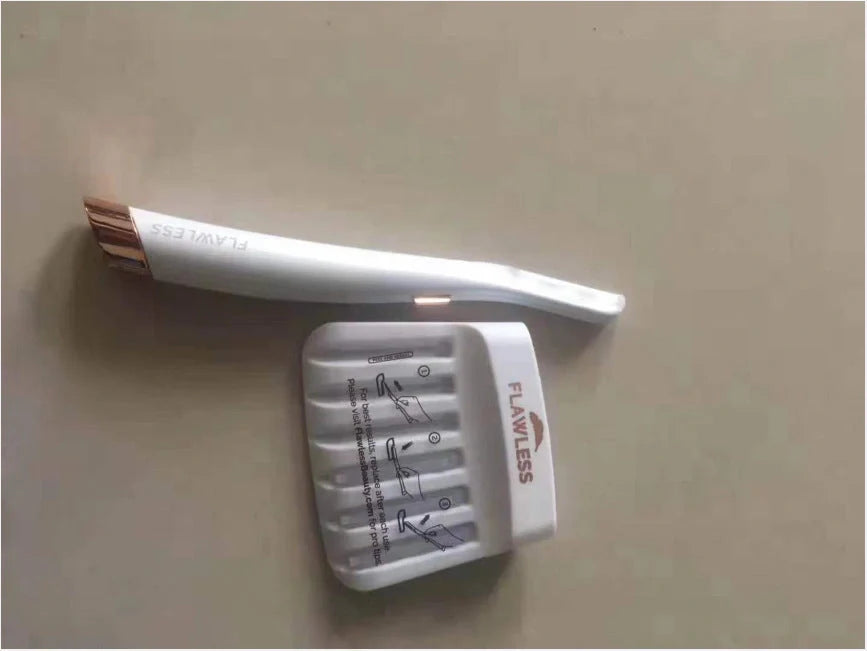 Premium white lady shaver for smooth and comfortable skin grooming