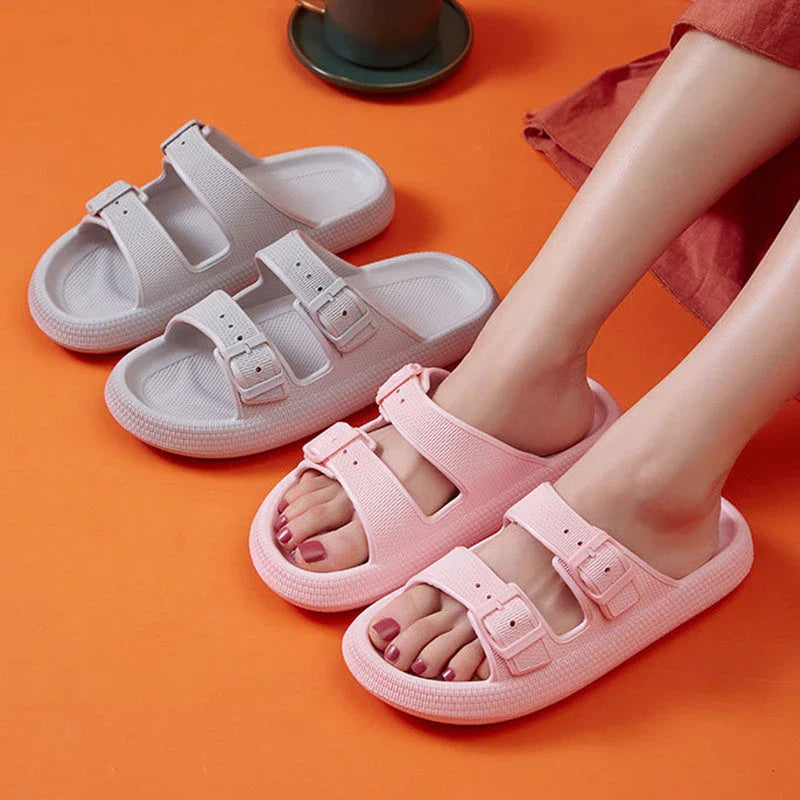 Stylish and comfortable platform slippers for women featuring a variety of vibrant color options
