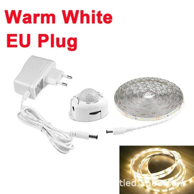 Automated Smart LED Light Strip with Motion Sensor - Customizable Lighting for Your Home
