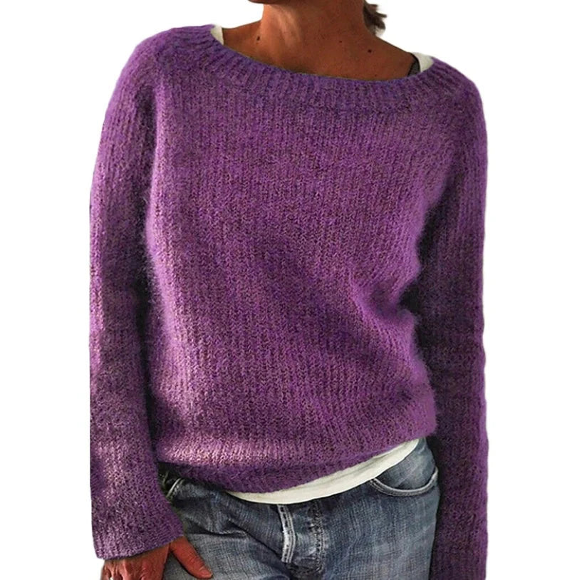 Casual fine wool knit sweater in various colours and sizes