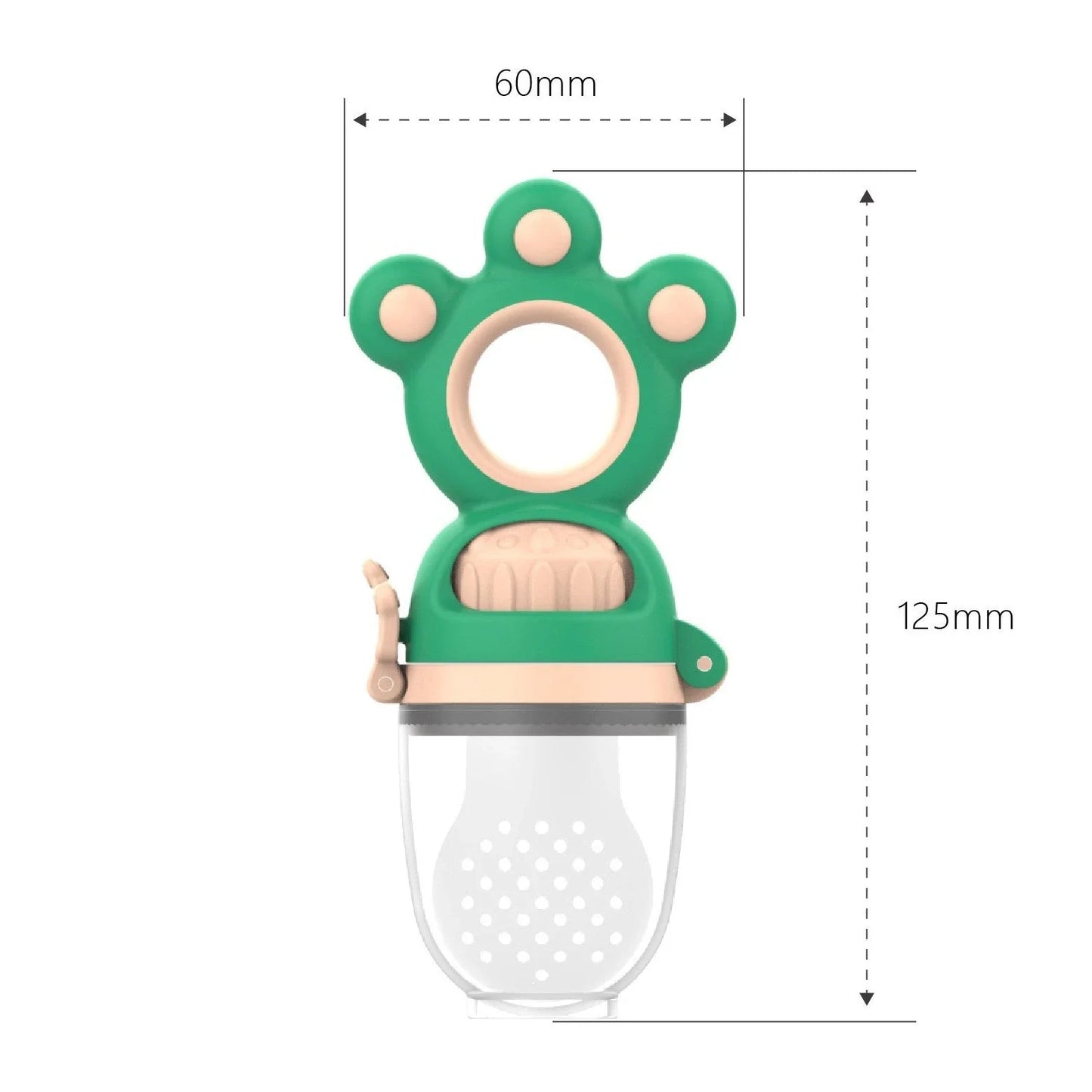 Premium Baby Pacifier Feeder with Soft Silicone Mesh - Hassle-Free Feeding for Healthy Molar Development