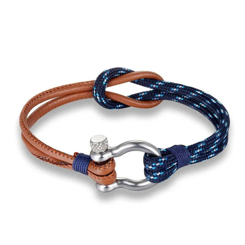 Stylish stainless steel umbrella bracelet with unique charm for elegant wristwear