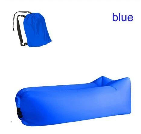 Premium inflatable air sofa in various colours, perfect for outdoor relaxation and leisure