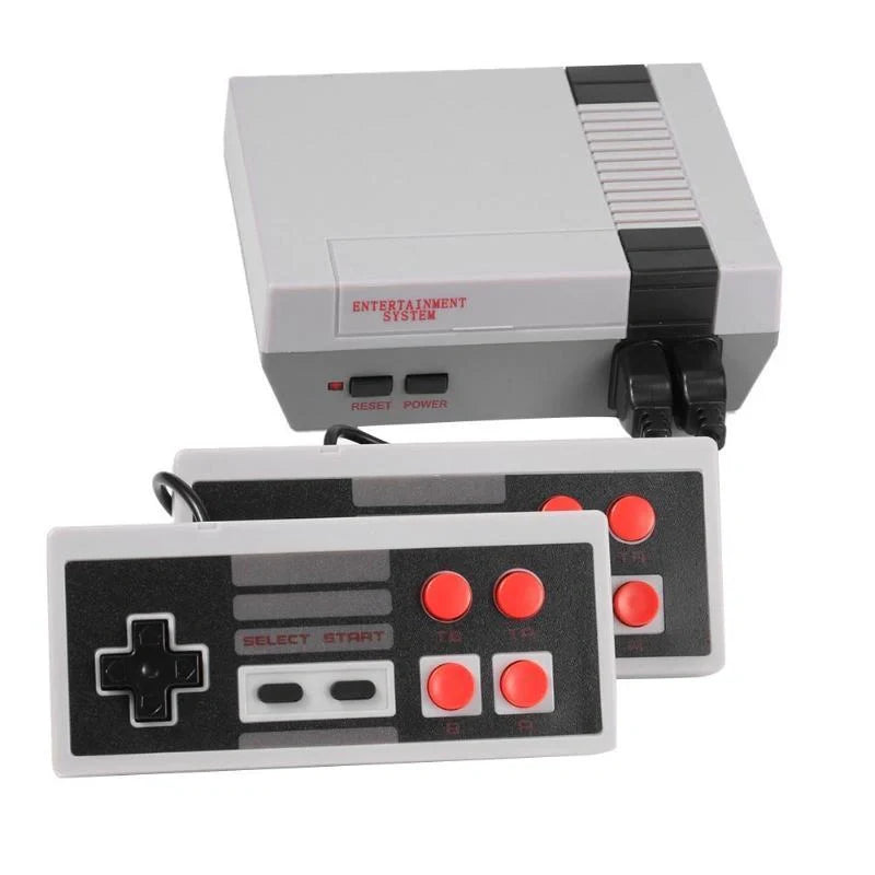 620 classic games console with two joysticks for shared gaming experiences