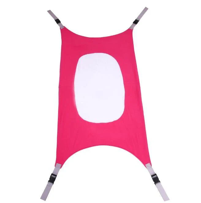 Portable baby crib hammock made of soft crushed velour in various colors to help reduce SIDS and flat head syndrome