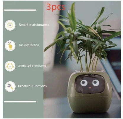 Smart Planter with AI and 7 sensors for easy plant care in various colours