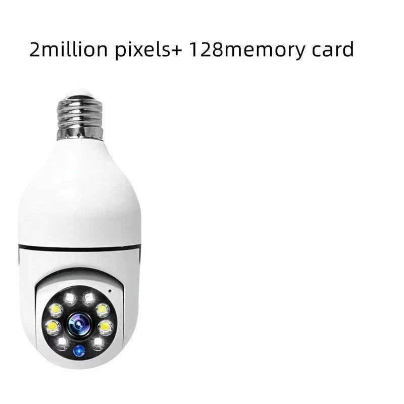 Smart 1080P Wi-Fi Bulb Camera with 4X Zoom, Smooth Pan and Tilt, Automatic Motion Tracking, and Night Vision