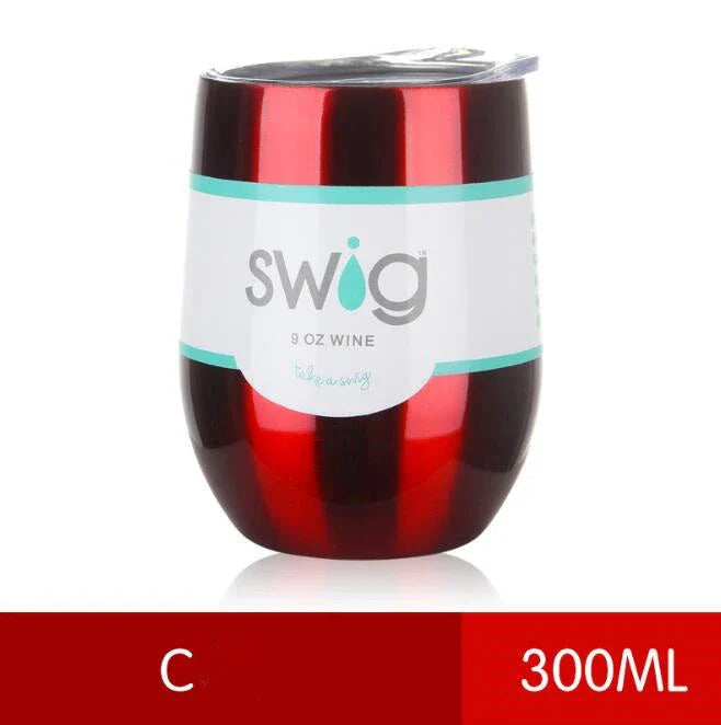 9 oz insulated stainless steel tumbler mug with lid in various vibrant colours, perfect for hot and cold beverages