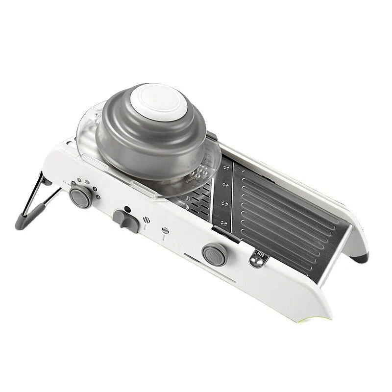 Terka Adjustable Stainless Steel Kitchen Vegetable Slicer with multiple slicing options