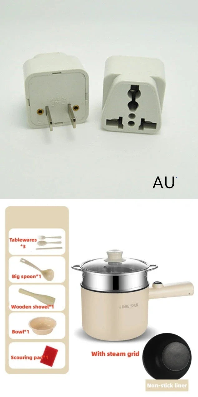 Versatile Mini Electric Cooker for Home and Dorm - Compact, Efficient, and Easy to Use