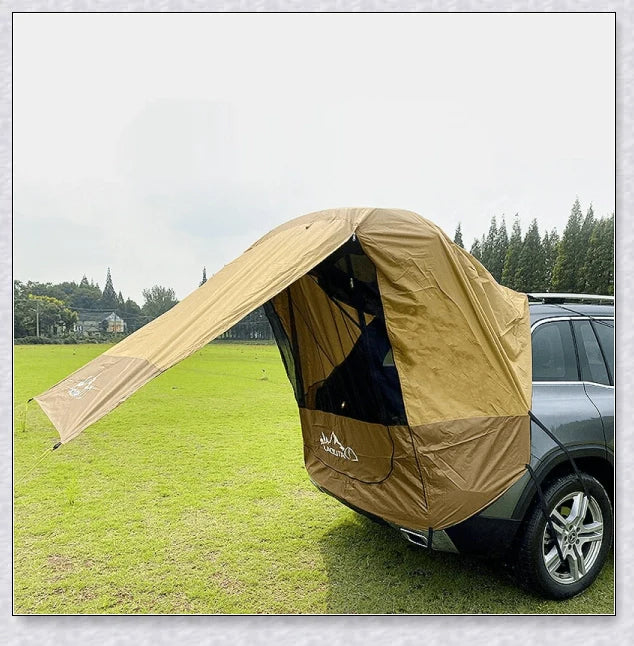 Spacious and versatile SUV car trunk tent providing outdoor shelter and comfort
