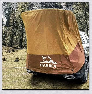 Spacious and versatile SUV car trunk tent providing outdoor shelter and comfort