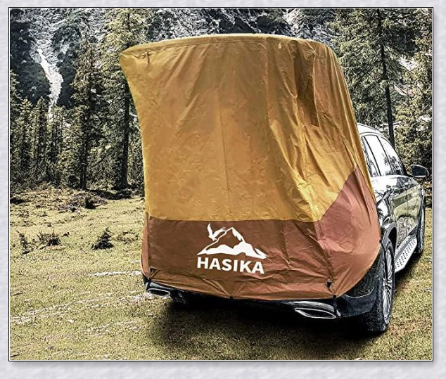 Spacious and versatile SUV car trunk tent providing outdoor shelter and comfort