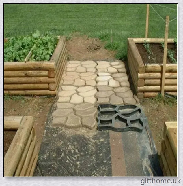 Garden Path Maker Mould for creating custom cement or red mud pathways in your outdoor space
