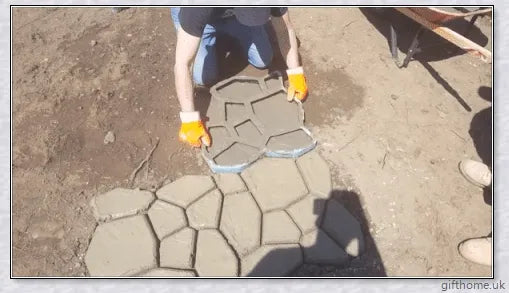 Garden Path Maker Mould for creating custom cement or red mud pathways in your outdoor space