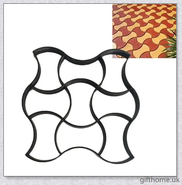 Garden Path Maker Mould for creating custom cement or red mud pathways in your outdoor space