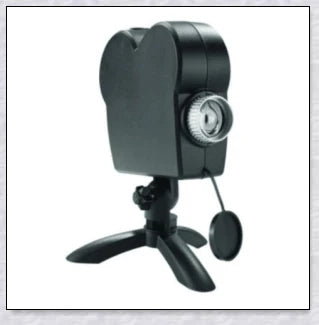 Magic Window Projector that transforms any window into a festive display with Christmas, Halloween, and birthday films