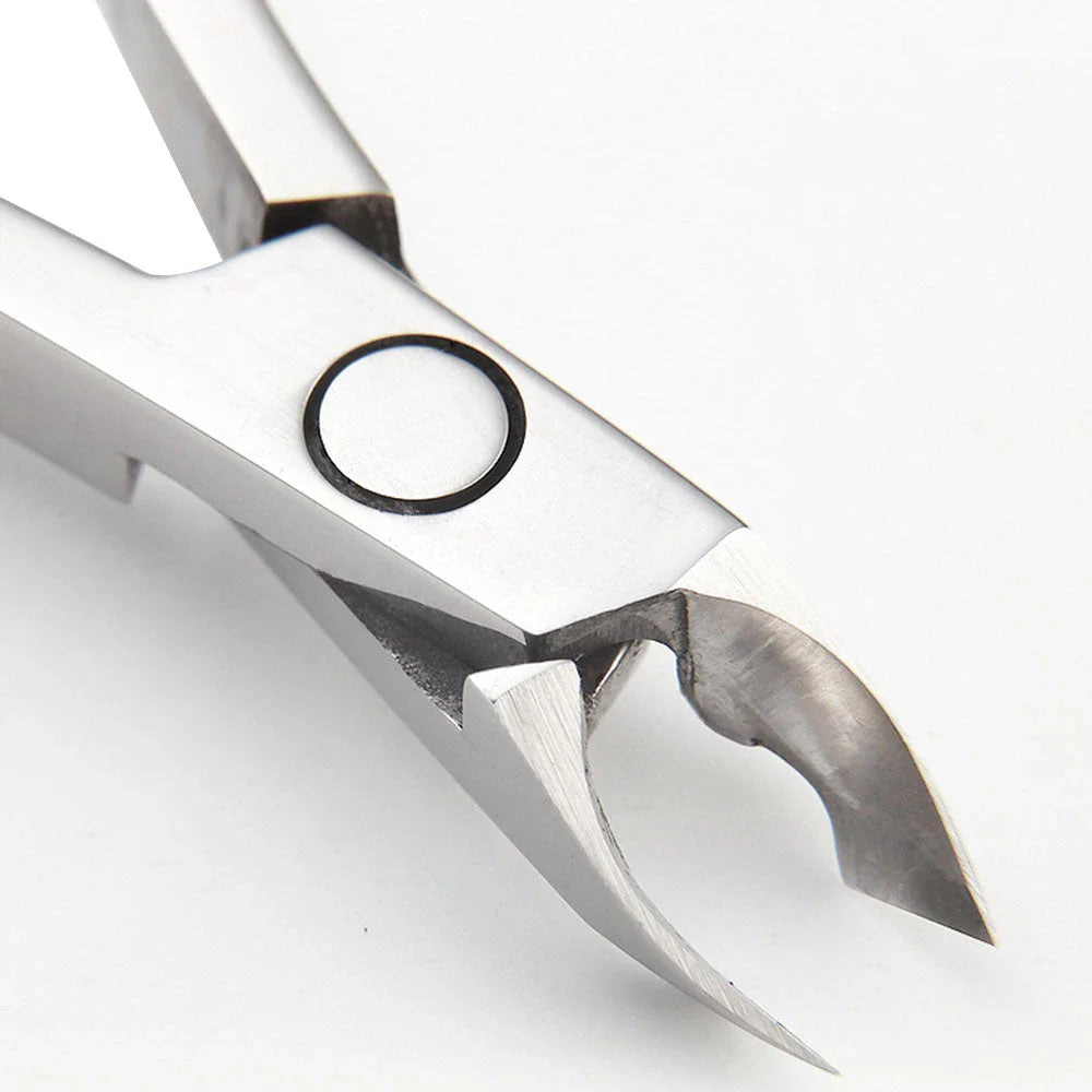 Professional Stainless Steel Cuticle Nipper and Dead Skin Remover for salon-quality manicures and pedicures at home